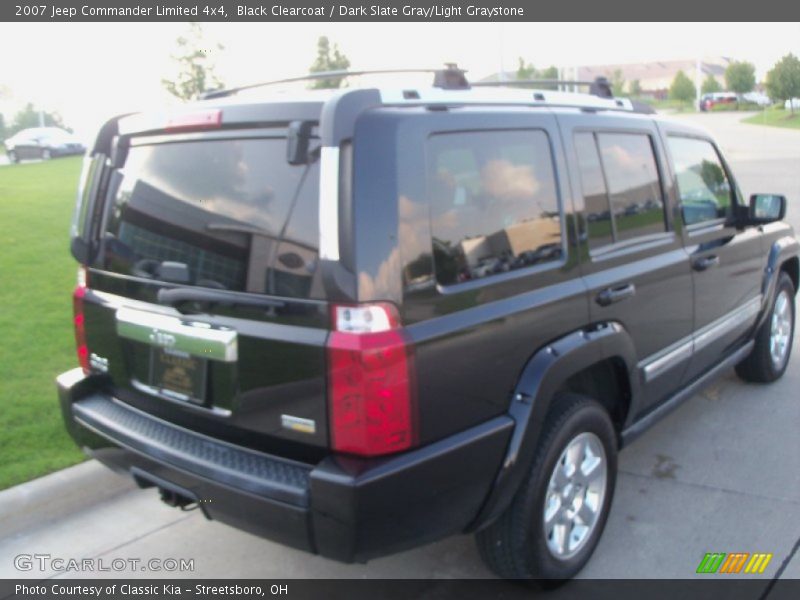 Black Clearcoat / Dark Slate Gray/Light Graystone 2007 Jeep Commander Limited 4x4