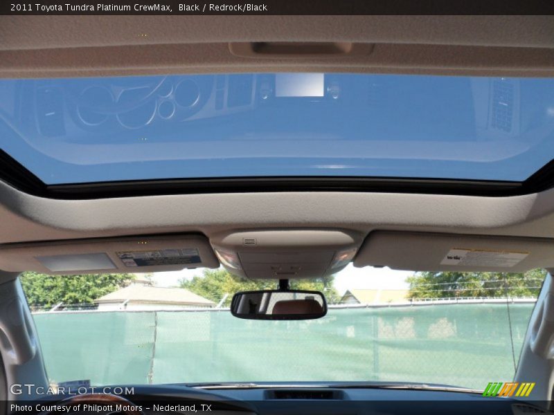 Black / Redrock/Black 2011 Toyota Tundra Platinum CrewMax
