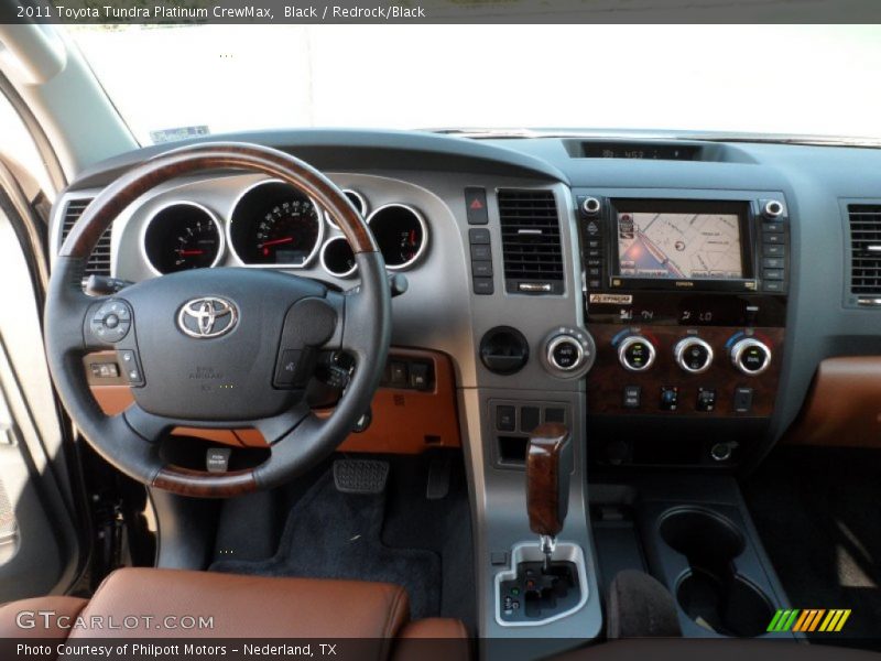 Black / Redrock/Black 2011 Toyota Tundra Platinum CrewMax