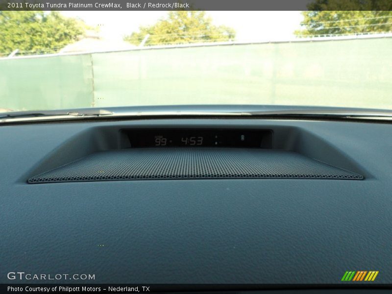 Black / Redrock/Black 2011 Toyota Tundra Platinum CrewMax