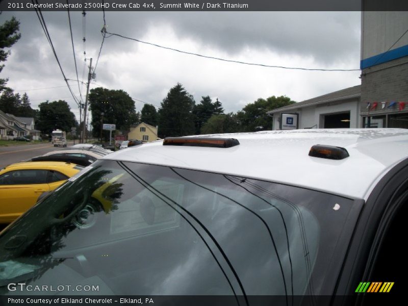 Summit White / Dark Titanium 2011 Chevrolet Silverado 2500HD Crew Cab 4x4