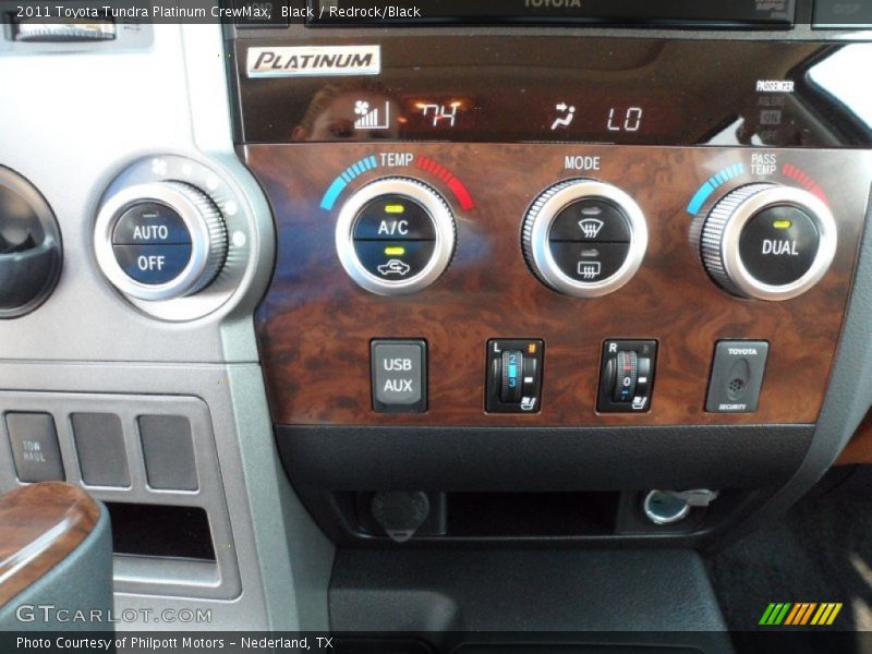 Controls of 2011 Tundra Platinum CrewMax