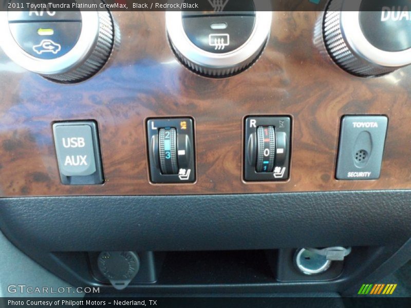 Controls of 2011 Tundra Platinum CrewMax