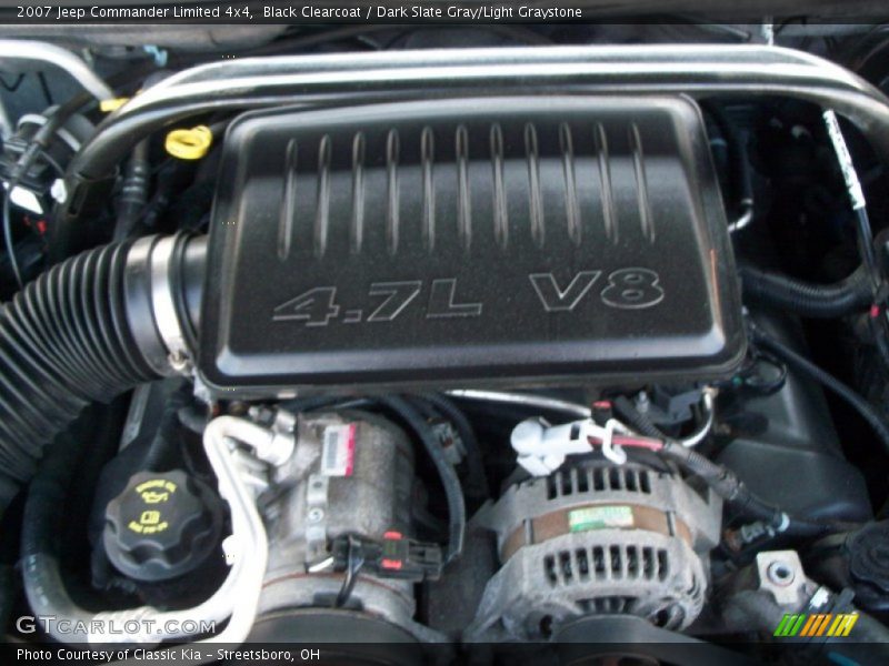 Black Clearcoat / Dark Slate Gray/Light Graystone 2007 Jeep Commander Limited 4x4