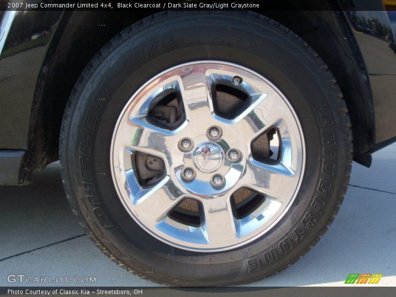 Black Clearcoat / Dark Slate Gray/Light Graystone 2007 Jeep Commander Limited 4x4