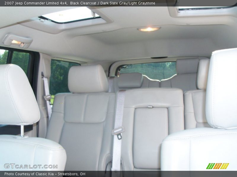 Black Clearcoat / Dark Slate Gray/Light Graystone 2007 Jeep Commander Limited 4x4