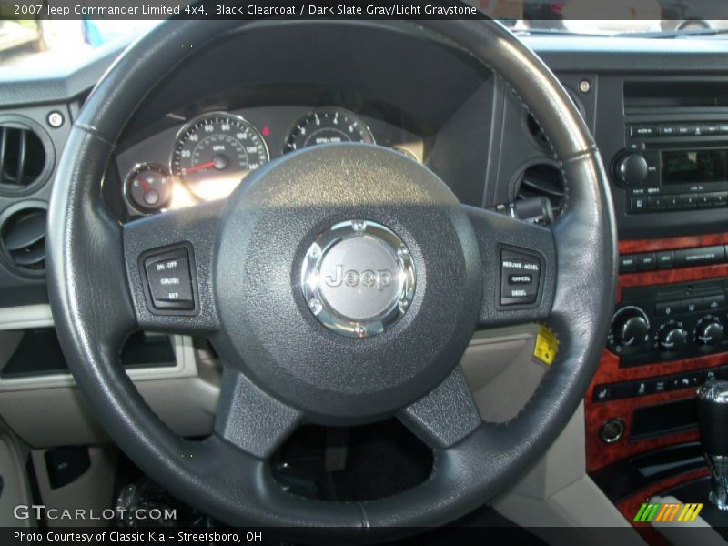 Black Clearcoat / Dark Slate Gray/Light Graystone 2007 Jeep Commander Limited 4x4