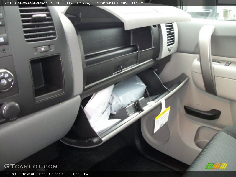 Summit White / Dark Titanium 2011 Chevrolet Silverado 2500HD Crew Cab 4x4