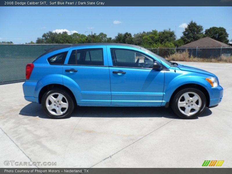 Surf Blue Pearl / Dark Slate Gray 2008 Dodge Caliber SXT