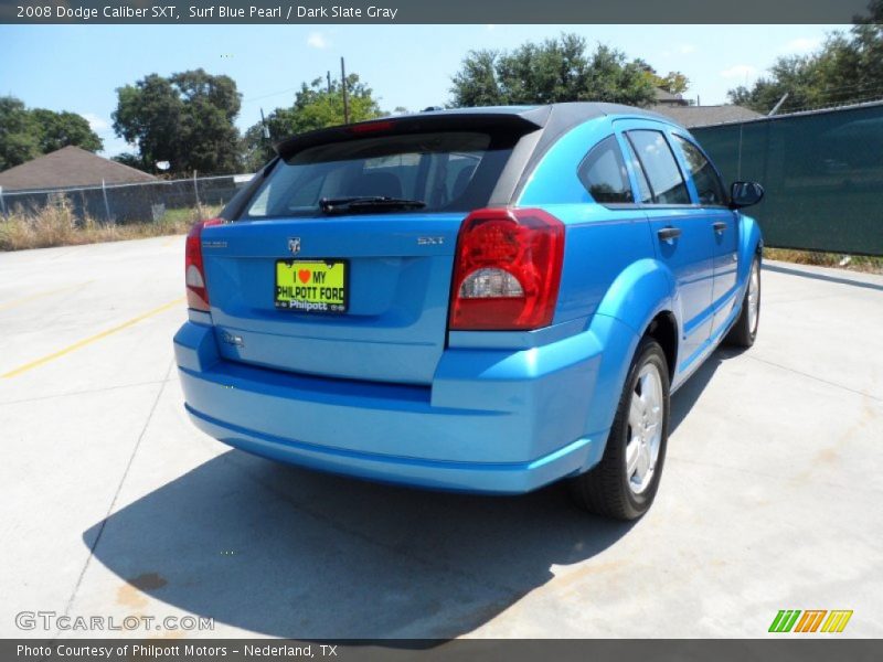 Surf Blue Pearl / Dark Slate Gray 2008 Dodge Caliber SXT