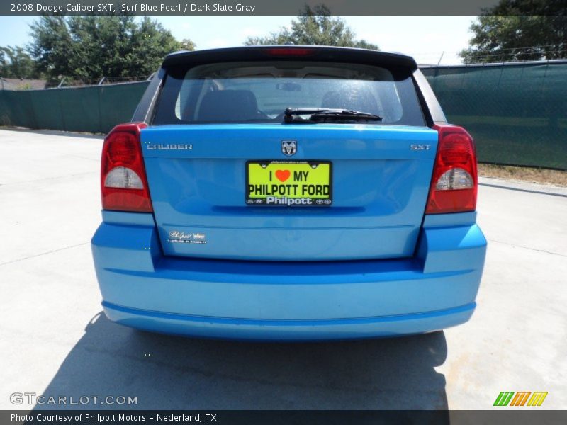 Surf Blue Pearl / Dark Slate Gray 2008 Dodge Caliber SXT