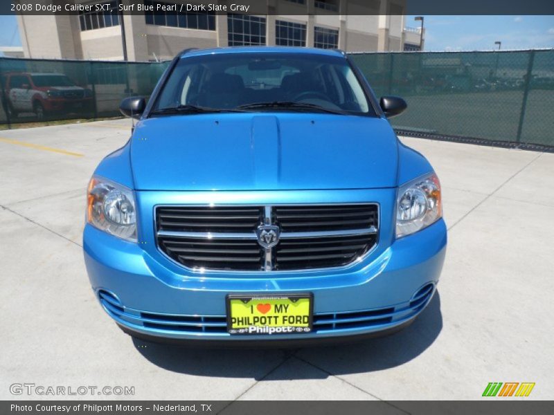 Surf Blue Pearl / Dark Slate Gray 2008 Dodge Caliber SXT