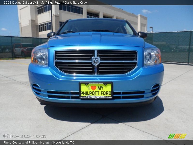 Surf Blue Pearl / Dark Slate Gray 2008 Dodge Caliber SXT