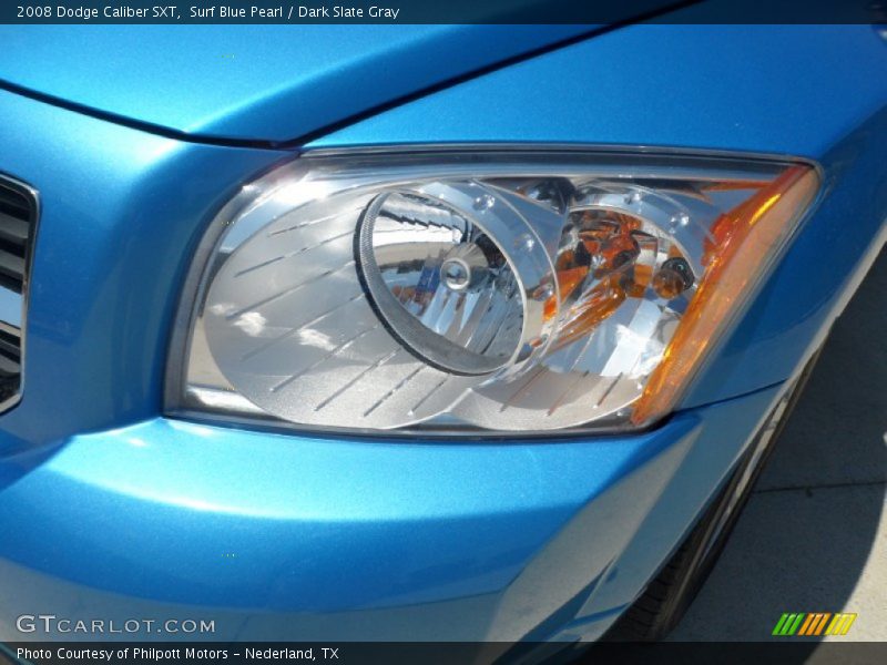 Surf Blue Pearl / Dark Slate Gray 2008 Dodge Caliber SXT