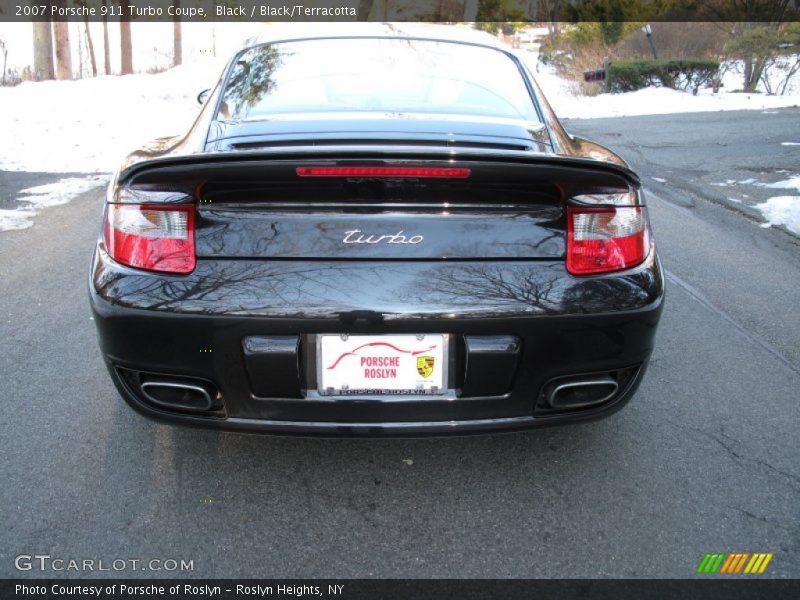 Black / Black/Terracotta 2007 Porsche 911 Turbo Coupe