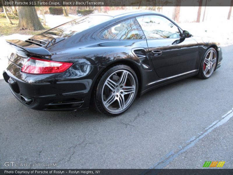 Black / Black/Terracotta 2007 Porsche 911 Turbo Coupe