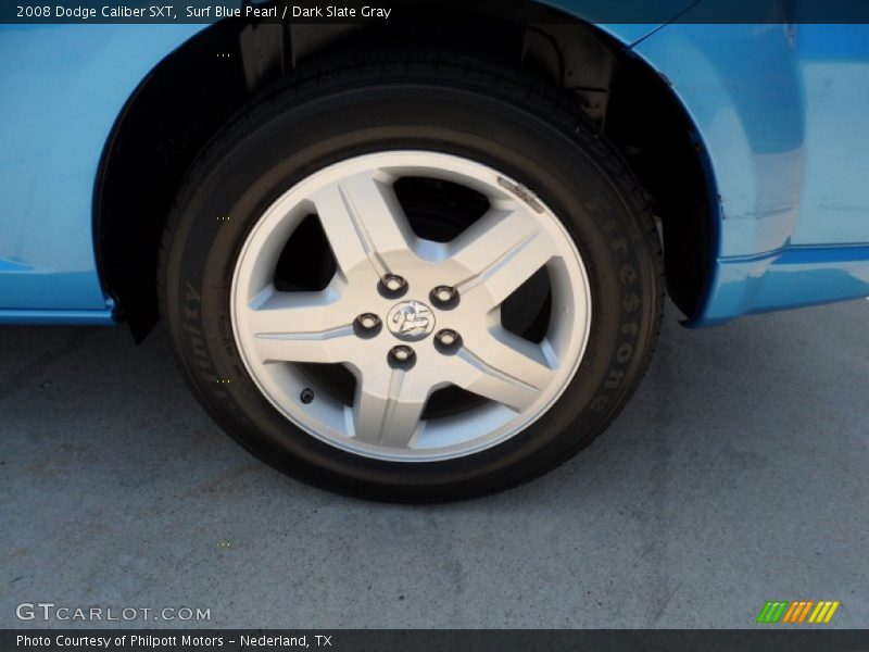 Surf Blue Pearl / Dark Slate Gray 2008 Dodge Caliber SXT