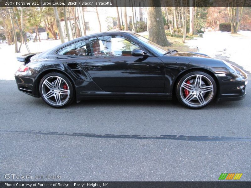 Black / Black/Terracotta 2007 Porsche 911 Turbo Coupe