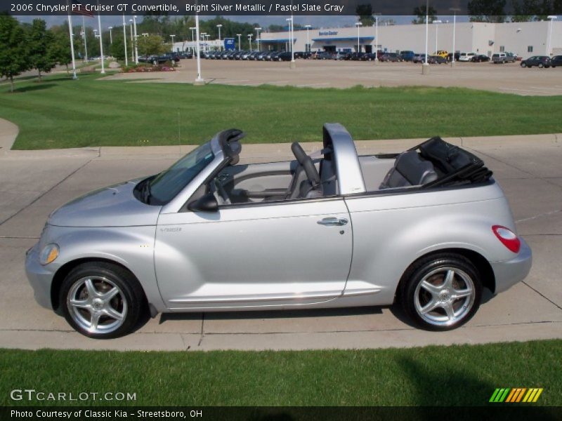 Bright Silver Metallic / Pastel Slate Gray 2006 Chrysler PT Cruiser GT Convertible