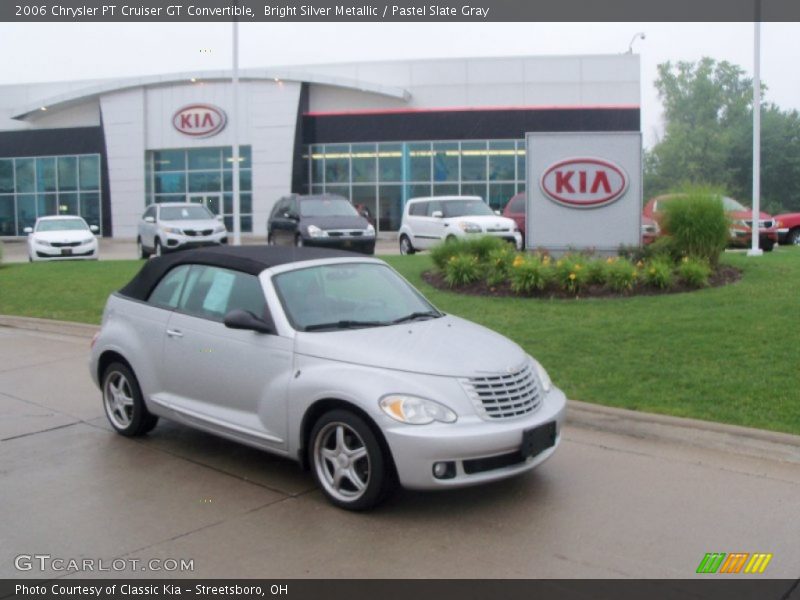 Bright Silver Metallic / Pastel Slate Gray 2006 Chrysler PT Cruiser GT Convertible