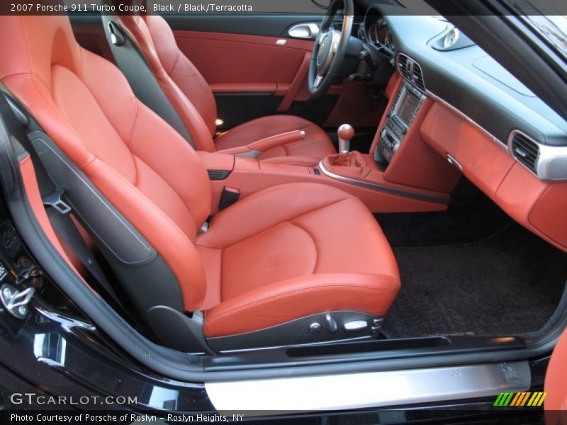  2007 911 Turbo Coupe Black/Terracotta Interior