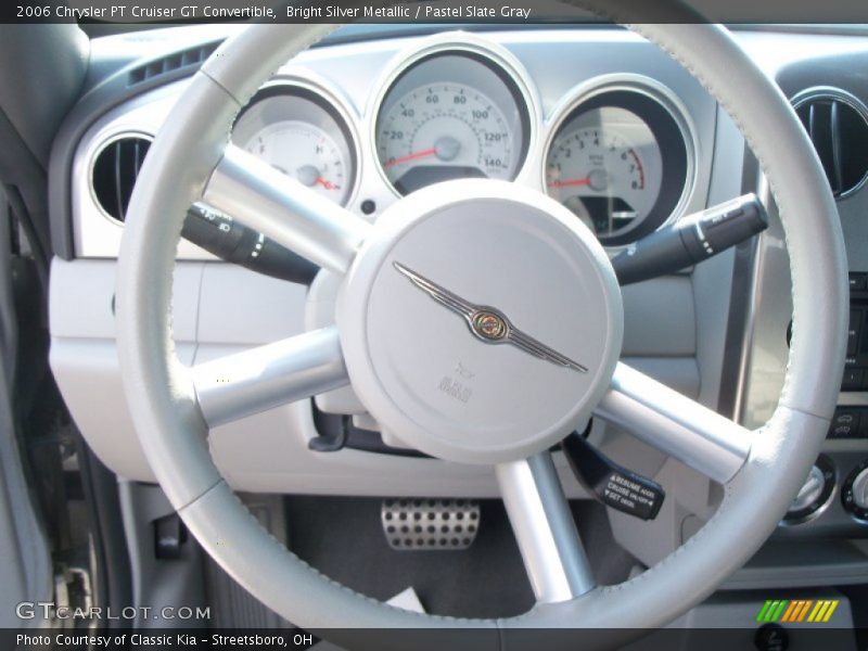 Bright Silver Metallic / Pastel Slate Gray 2006 Chrysler PT Cruiser GT Convertible