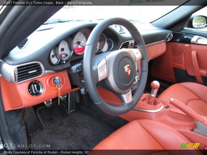 Black/Terracotta Interior - 2007 911 Turbo Coupe 