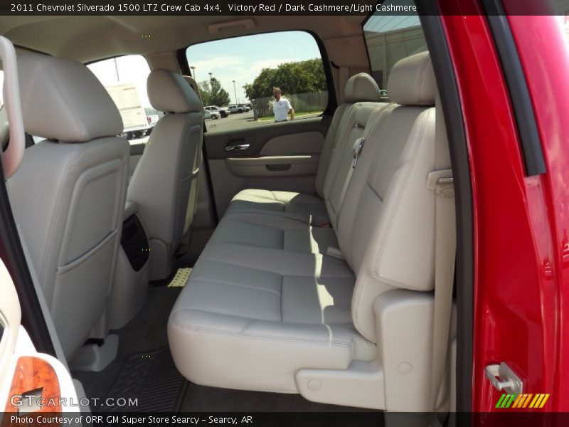 Victory Red / Dark Cashmere/Light Cashmere 2011 Chevrolet Silverado 1500 LTZ Crew Cab 4x4