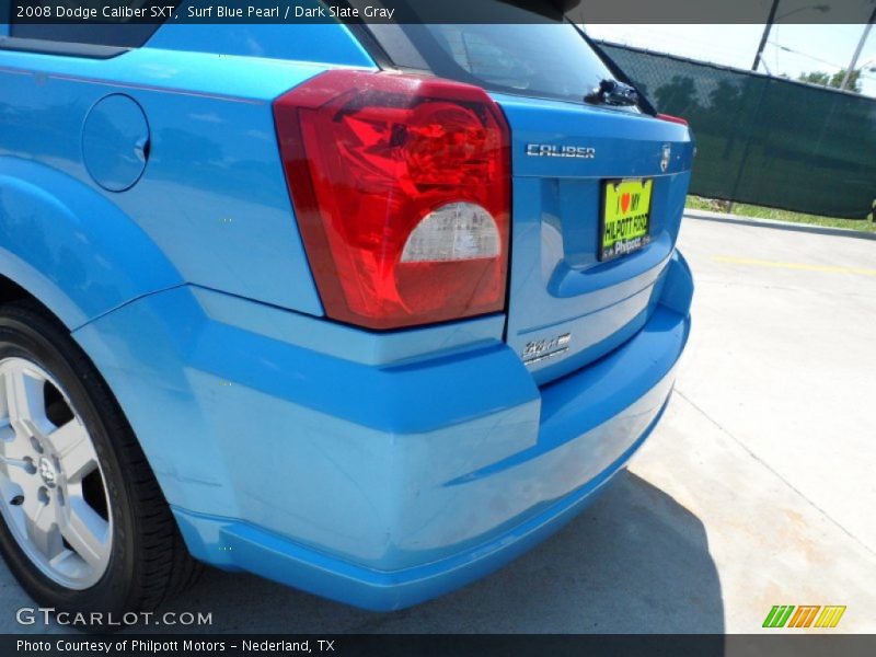 Surf Blue Pearl / Dark Slate Gray 2008 Dodge Caliber SXT