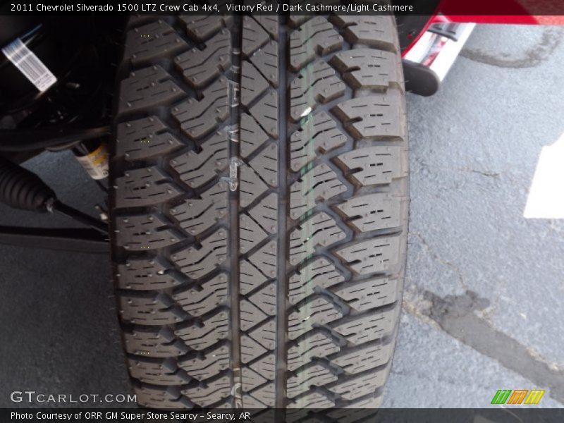 Victory Red / Dark Cashmere/Light Cashmere 2011 Chevrolet Silverado 1500 LTZ Crew Cab 4x4