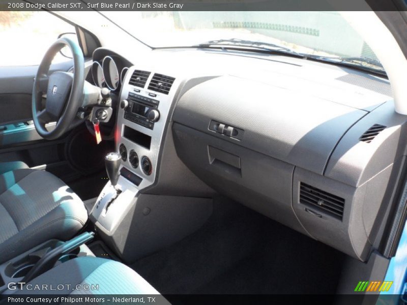 Surf Blue Pearl / Dark Slate Gray 2008 Dodge Caliber SXT