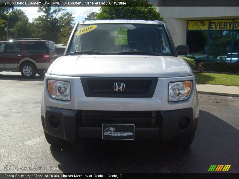 Alabaster Silver Metallic / Gray/Blue 2006 Honda Element EX-P AWD