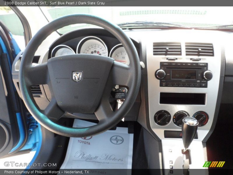 Surf Blue Pearl / Dark Slate Gray 2008 Dodge Caliber SXT