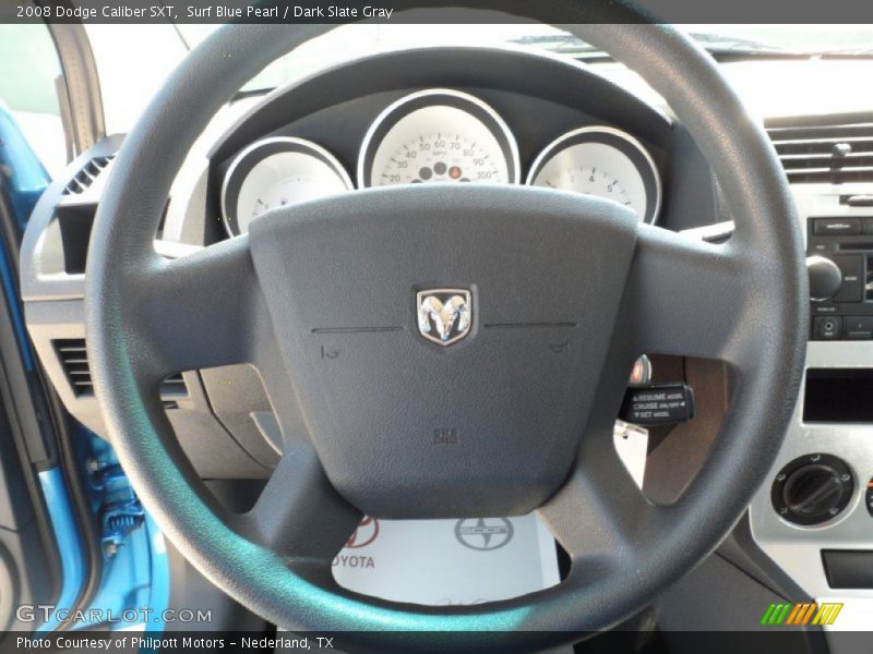 Surf Blue Pearl / Dark Slate Gray 2008 Dodge Caliber SXT
