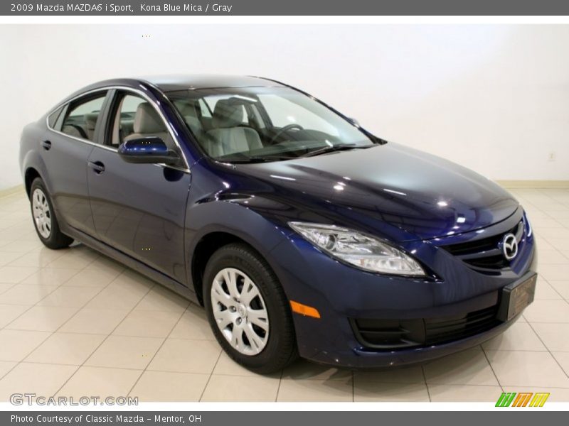 Kona Blue Mica / Gray 2009 Mazda MAZDA6 i Sport