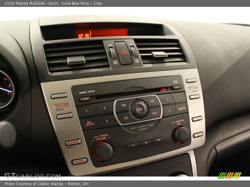 Kona Blue Mica / Gray 2009 Mazda MAZDA6 i Sport