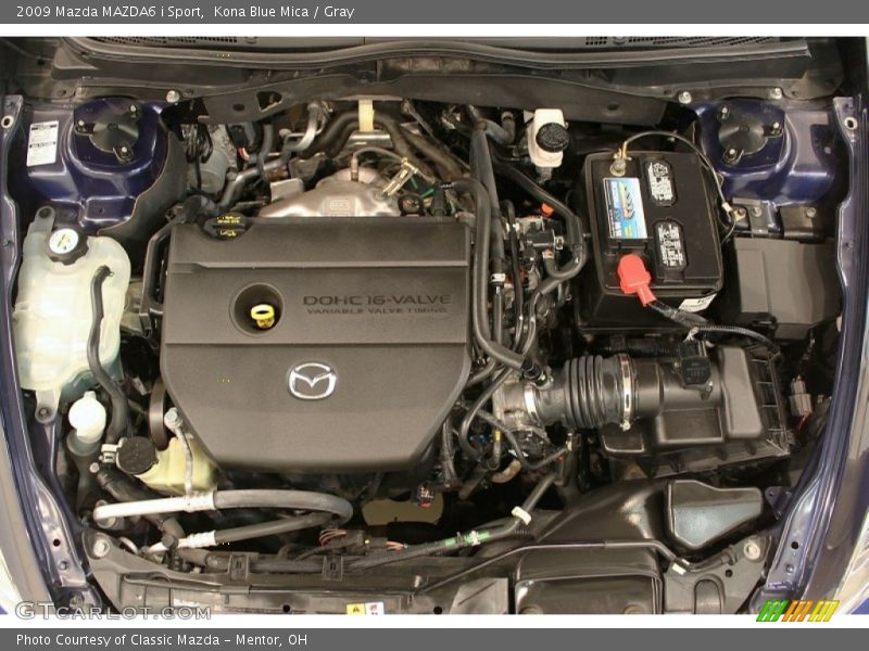 Kona Blue Mica / Gray 2009 Mazda MAZDA6 i Sport