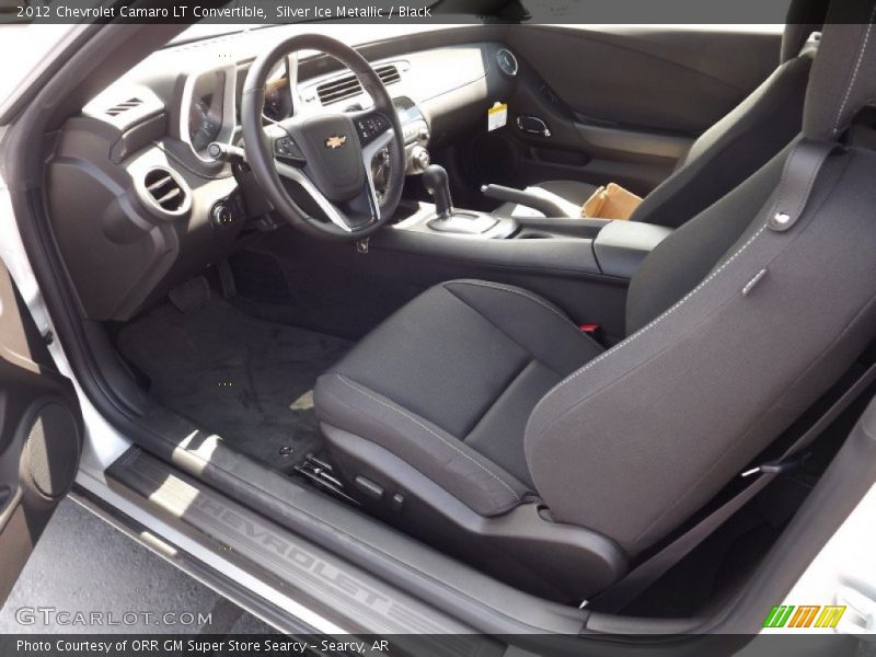Black Interior - 2012 Camaro LT Convertible 