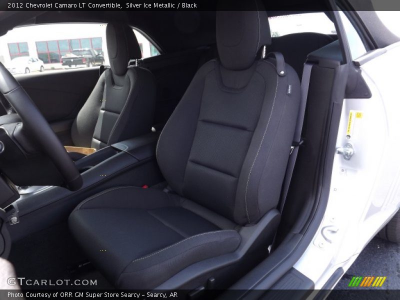  2012 Camaro LT Convertible Black Interior