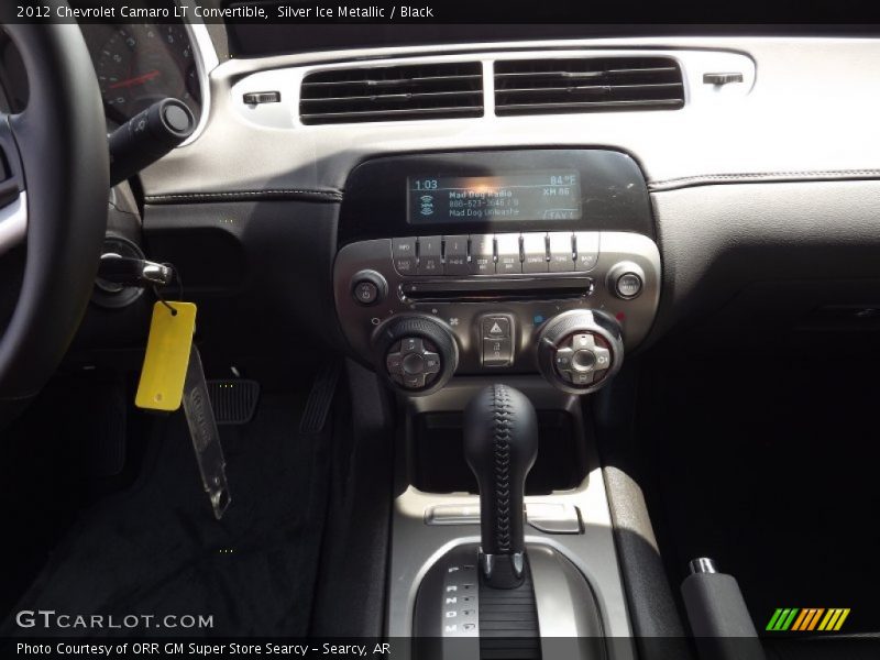 Controls of 2012 Camaro LT Convertible