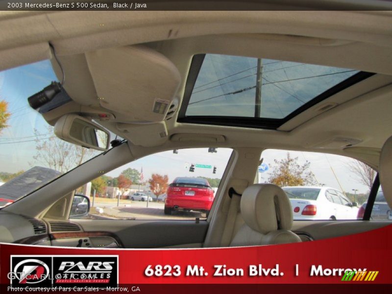 Black / Java 2003 Mercedes-Benz S 500 Sedan