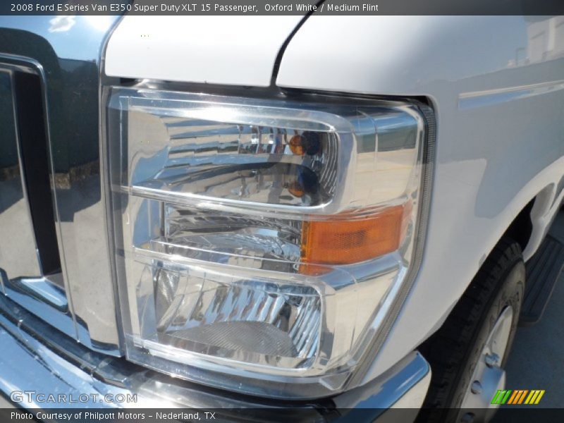 Oxford White / Medium Flint 2008 Ford E Series Van E350 Super Duty XLT 15 Passenger