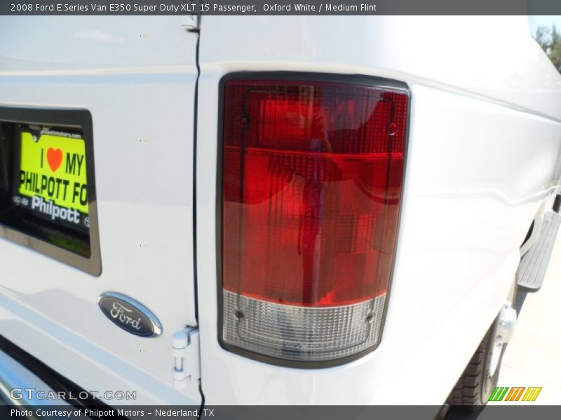Oxford White / Medium Flint 2008 Ford E Series Van E350 Super Duty XLT 15 Passenger