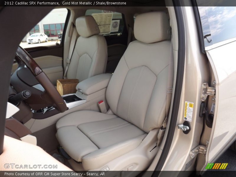  2012 SRX Performance Shale/Brownstone Interior