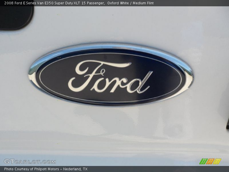 Oxford White / Medium Flint 2008 Ford E Series Van E350 Super Duty XLT 15 Passenger