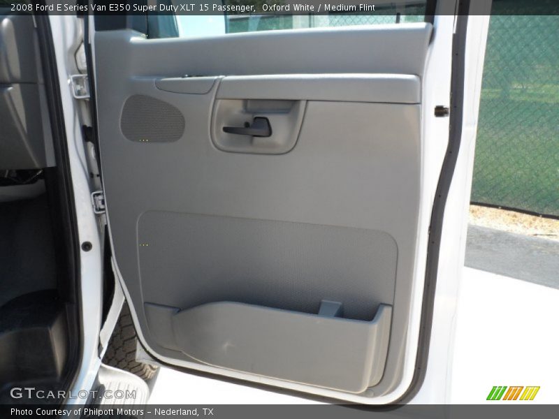 Oxford White / Medium Flint 2008 Ford E Series Van E350 Super Duty XLT 15 Passenger