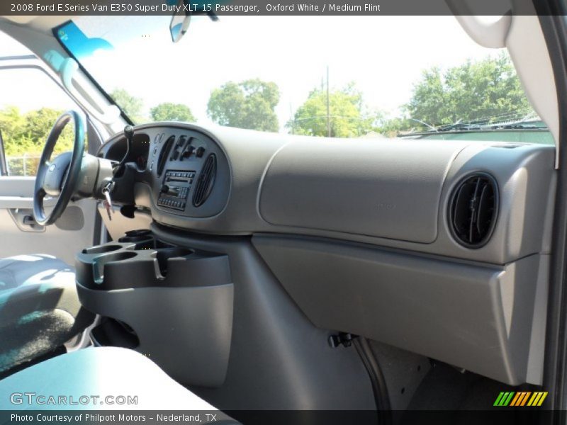 Oxford White / Medium Flint 2008 Ford E Series Van E350 Super Duty XLT 15 Passenger