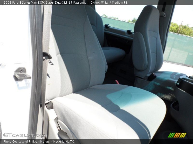 Oxford White / Medium Flint 2008 Ford E Series Van E350 Super Duty XLT 15 Passenger