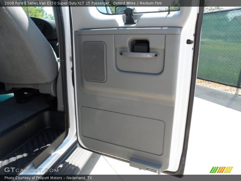 Oxford White / Medium Flint 2008 Ford E Series Van E350 Super Duty XLT 15 Passenger