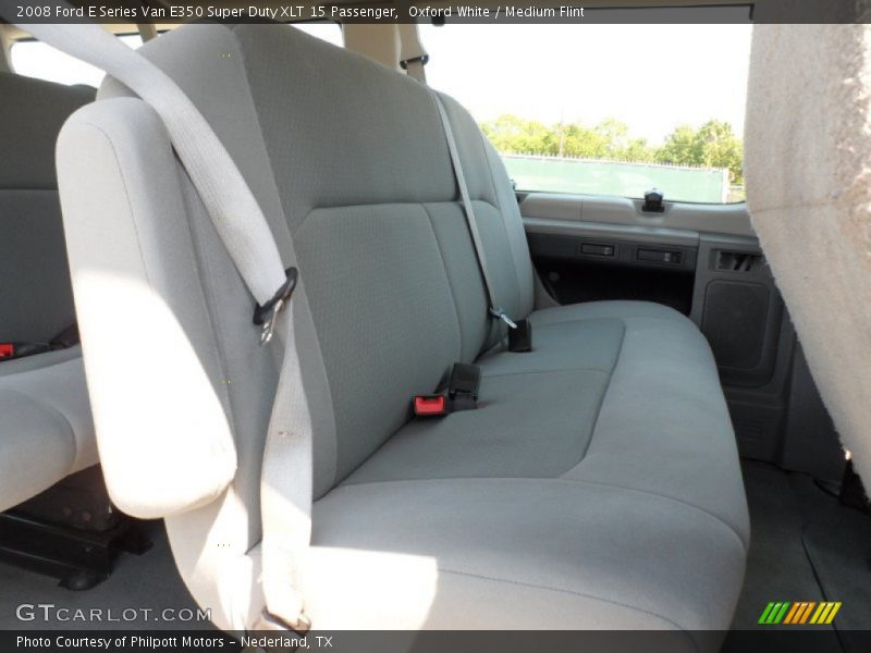 Oxford White / Medium Flint 2008 Ford E Series Van E350 Super Duty XLT 15 Passenger